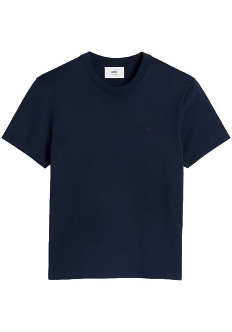 t-shirt adc nisex navy AMI PARIS | BFUTS003.724430